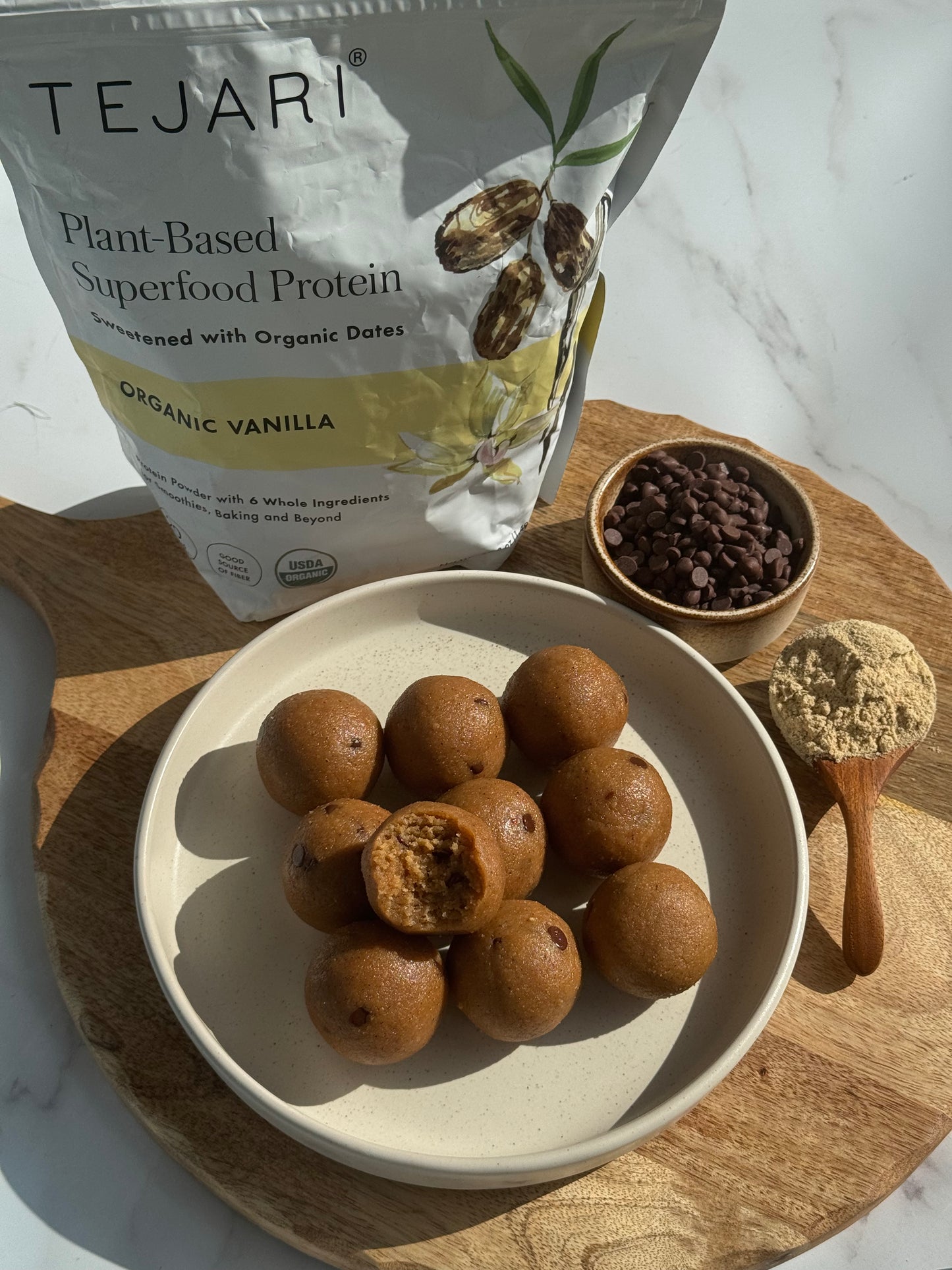 Tejari Peanut Butter Chocolate Chip Protein Ball